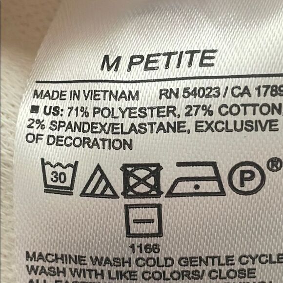 Banana Republic Factory Cream Collarless Cropped Jacket - Picture 4 of 5